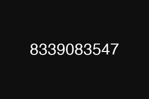 8339083547