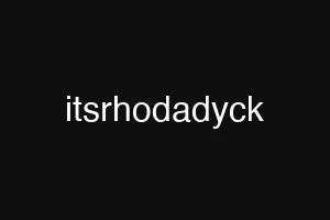 itsrhodadyck