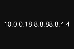 10.0.0.18.8.8.88.8.4.4