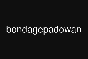 bondagepadowan