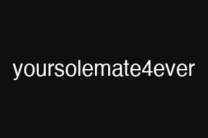 yoursolemate4ever