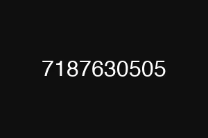 7187630505