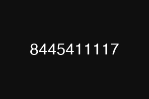 8445411117