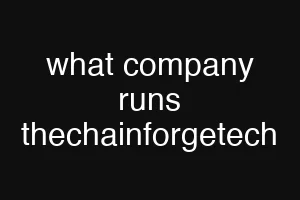 what company runs thechainforgetech